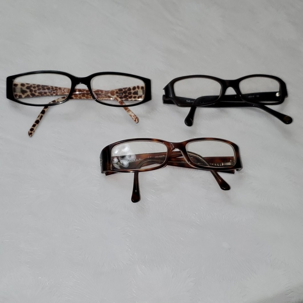Listing Updated:  Designer Glasses Lot: D&G, Cavalli, Moschino